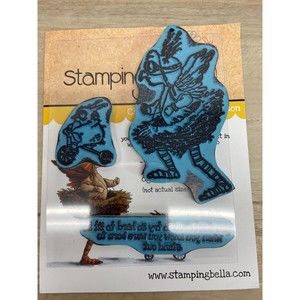 Stampingbella Set Of 3 Rubber Stamps Always Be Yourself